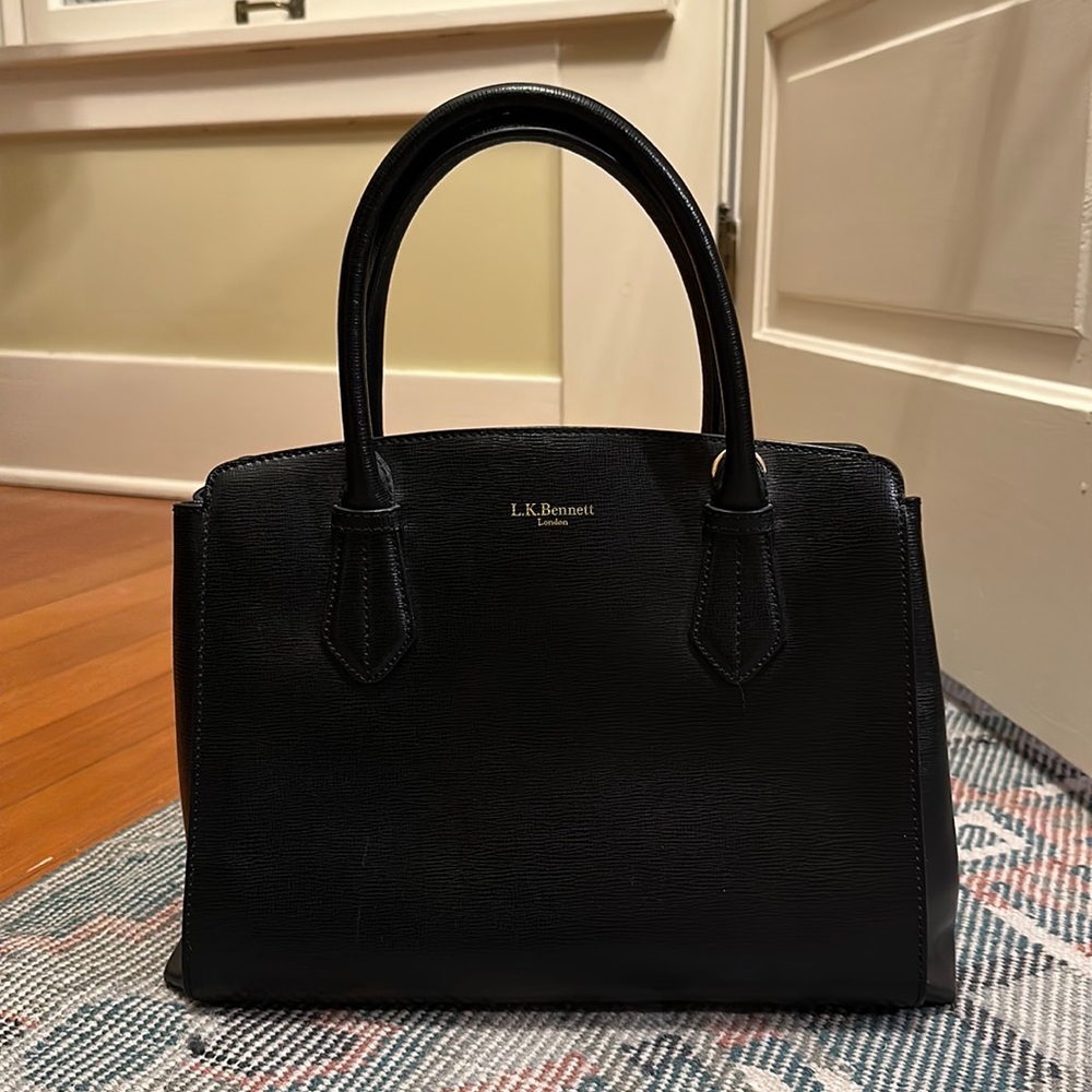 LK Bennett Black Leather Tote
